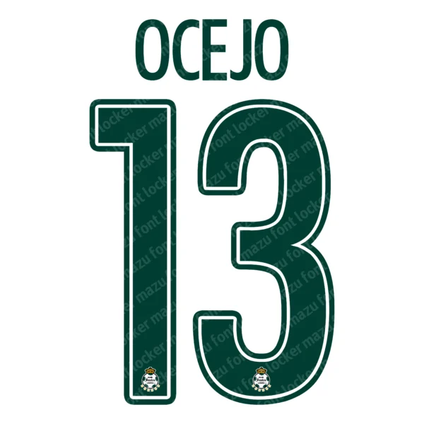 Santos Laguna 2024-2025 Font Vector – Stunning Guerreros Masterpiece