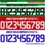 Scottish Premiership 2024-2025 Font Vector – Stunning Tartan Masterpiece