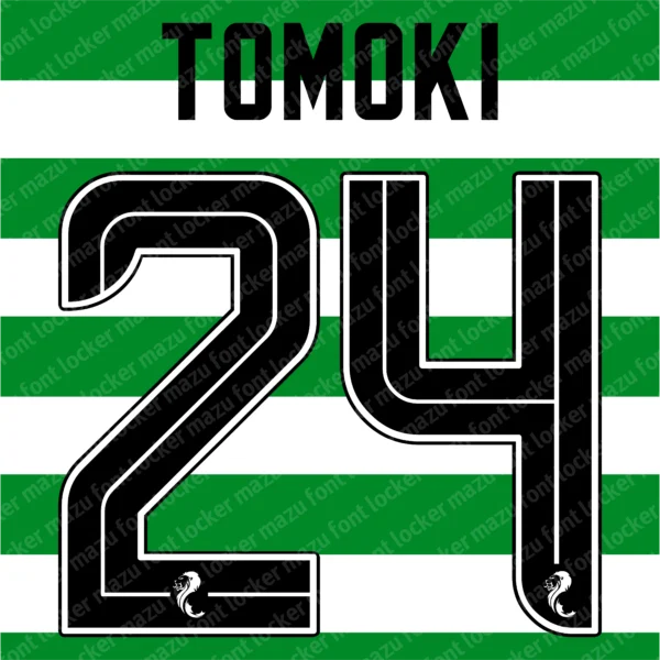 Scottish Premiership 2024-2025 Font Vector – Stunning Tartan Masterpiece