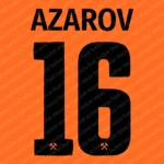 Shakhtar Donetsk 2026-2027 Font Vector – Stunning Orange-Black Masterpiece
