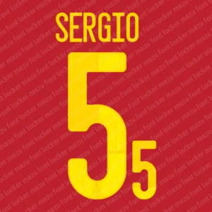 Spain Euro 2020 Font