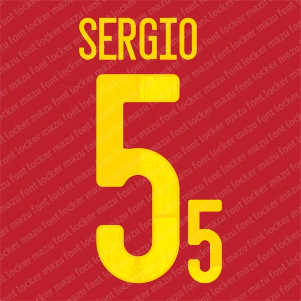 Spain Euro 2020 Font Vector – Epic La Roja Masterpiece