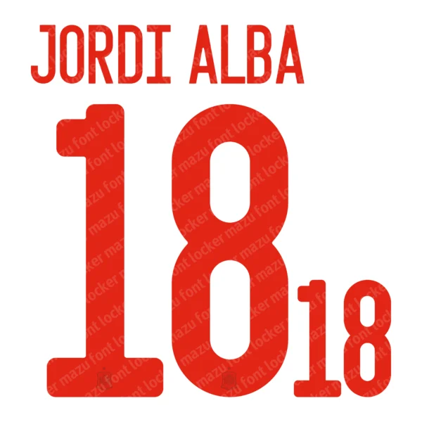 Spain Euro 2020 Font Vector – Epic La Roja Masterpiece