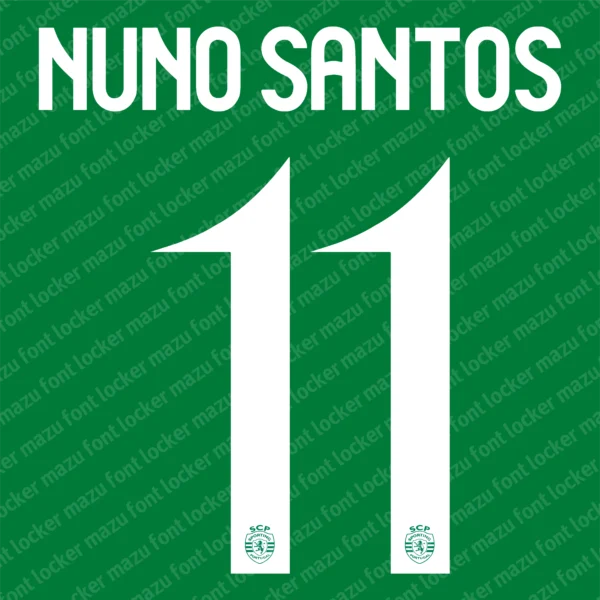 Sporting Lisbon 2023-2024 Font Vector – Epic Leões Masterpiece