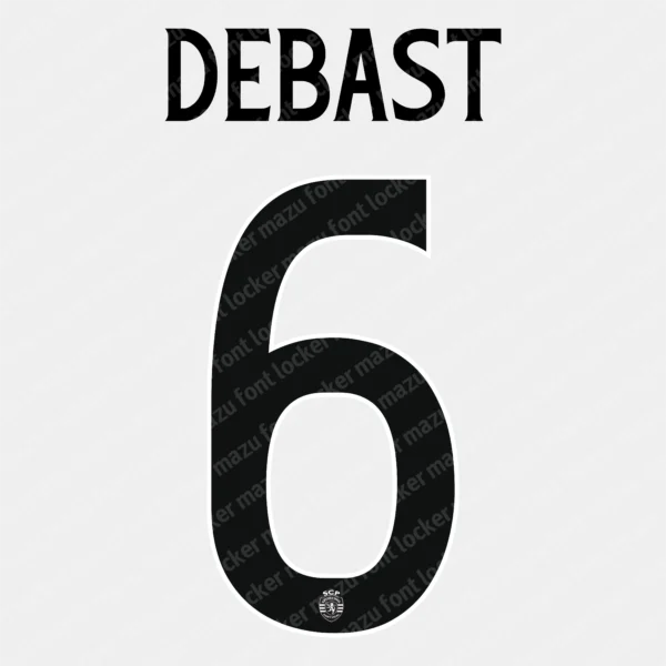 Sporting Lisbon 2025-2026 Font Vector – Stunning Leões Masterpiece