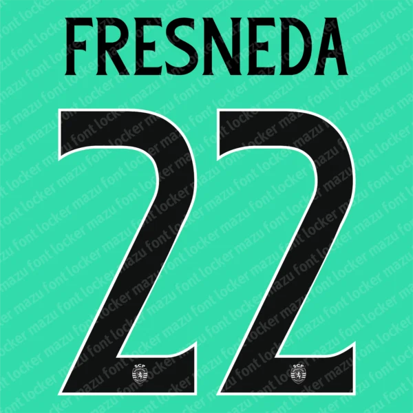 Sporting Lisbon 2025-2026 Font Vector – Stunning Leões Masterpiece