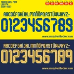 Tigres UANL 2026-2027 Font Vector – Epic Tigres Legendary Masterpiece