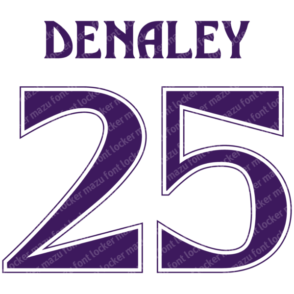 Anderlecht 2024-2025 Font Vector – Legendary Purple & White Masterpiece