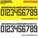 Al Ittihad 2026-2027 Font Vector – Epic Tigers Masterpiece