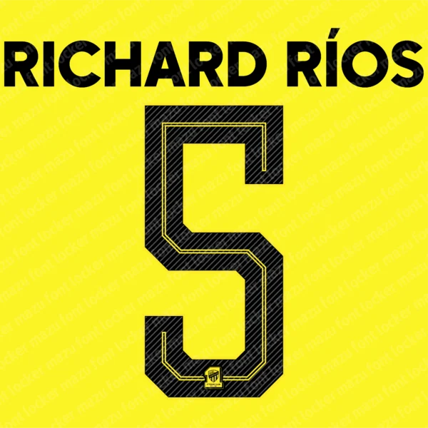 Al Ittihad 2026-2027 Font Vector – Epic Tigers Masterpiece