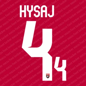 Albania Nations League 2026 Font
