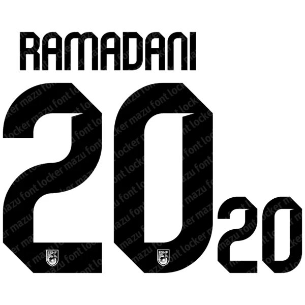 Albania Nations League 2026 Font Vector – Stunning Double-Headed Eagle Masterpiece