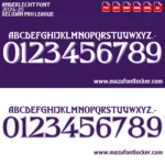 Anderlecht 2024-2025 Font Vector – Legendary Purple & White Masterpiece