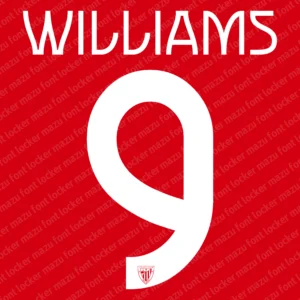 Athletic Bilbao UEL 2024-2025 Font