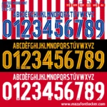 Atletico Madrid 2016-2017 Font Vector – Epic Rojiblanco Masterpiece