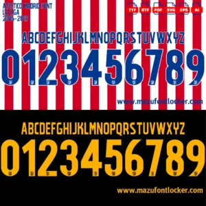 Atletico Madrid 2016-2017 Font