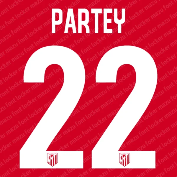 Atletico Madrid 2016-2017 Font Vector – Epic Rojiblanco Masterpiece