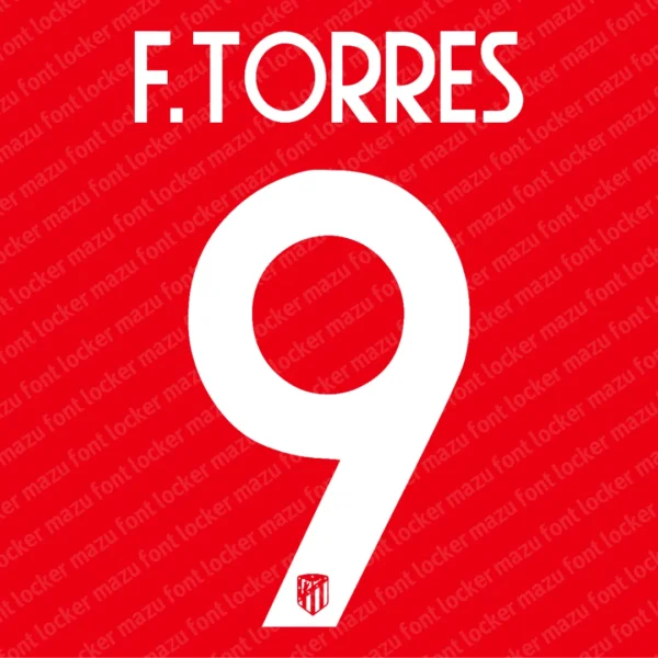 Atletico Madrid 2017-2024 Font Vector – Epic Rojiblanco Masterpiece