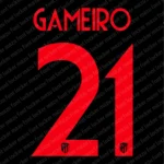 Atletico Madrid 2017-2024 Font Vector – Epic Rojiblanco Masterpiece