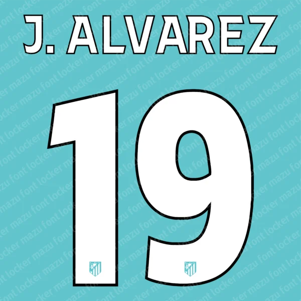 Atletico Madrid UCL 2024-2025 Font Vector – Legendary Colchoneros Masterpiece