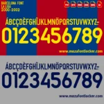 Barcelona 2000-2002 Font Vector – Stunning Blaugrana Masterpiece