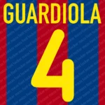 Barcelona 2000-2002 Font Vector – Stunning Blaugrana Masterpiece