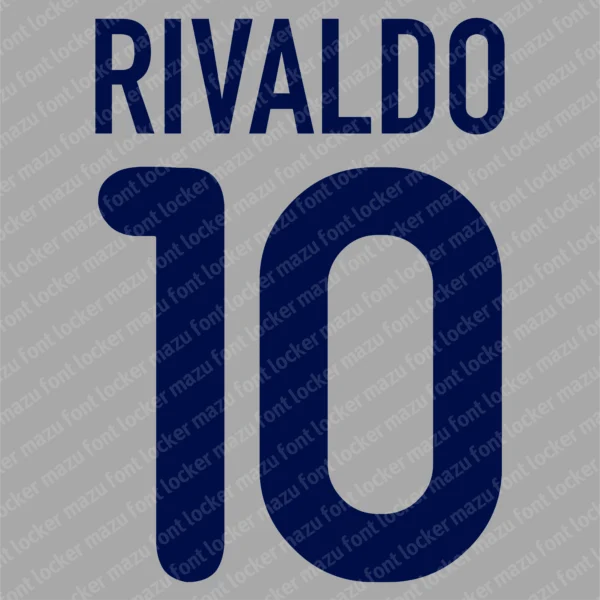 Barcelona 2000-2002 Font Vector – Stunning Blaugrana Masterpiece