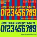 Barcelona 2004-2006 Font Vector – Stunning Blaugrana Masterpiece