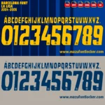 Barcelona 2004-2006 Font Vector – Stunning Blaugrana Masterpiece