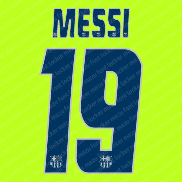 Barcelona 2004-2006 Font Vector – Stunning Blaugrana Masterpiece