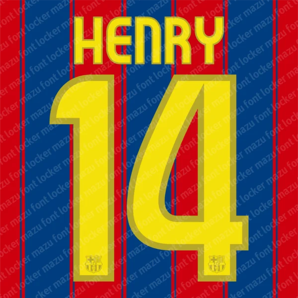 Barcelona 2009-2010 Font Vector – Epic Blaugrana Masterpiece
