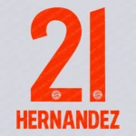 Bayern Munich 2020-2021 Font Vector – Epic Rote Masterpiece