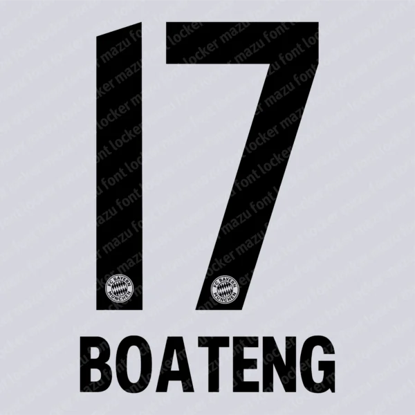 Bayern Munich 2020-2021 Font Vector – Epic Rote Masterpiece