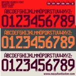 Bayern Munich 2024-2025 Font Vector – Legendary Die Roten Masterpiece