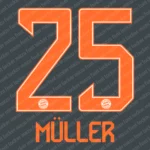 Bayern Munich 2024-2025 Font Vector – Legendary Die Roten Masterpiece