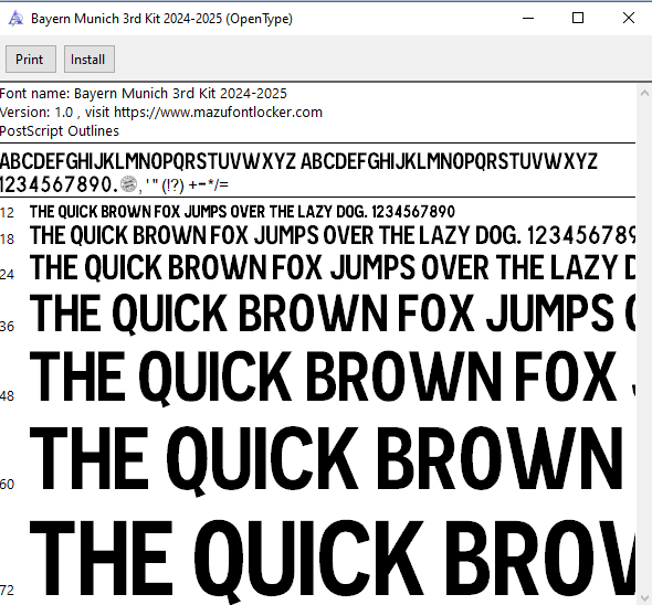 Bayern Munich UCL Third 2024-2025 Font Vector – Stunning Die Roten Masterpiece