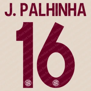Bayern Munich UCL Third 2024-2025 Font