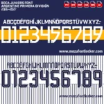 Boca Juniors 2026-2027 Font Vector – Epic La Bombonera Masterpiece