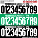 Borussia Monchengladbach 2024-2025 Font Vector – Legendary Die Fohlen Masterpiece