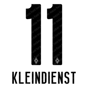 Borussia Monchengladbach 2024-2025 Font