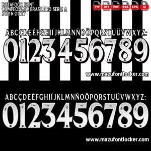 Botafogo 2026-2027 Font Vector – Legendary Fogão Masterpiece