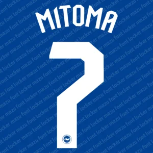 Brighton and Hove Albion 2026-2027 Font