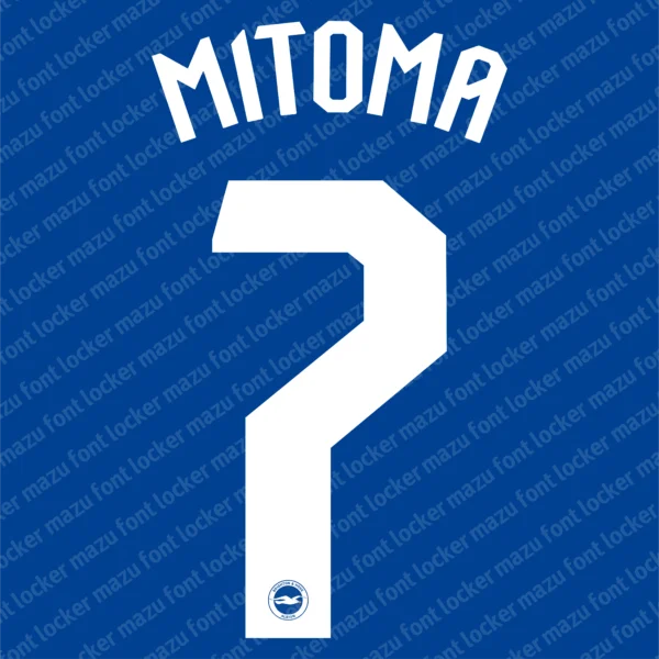 Brighton and Hove Albion 2026-2027 Font Vector – Stunning Seagulls Masterpiece