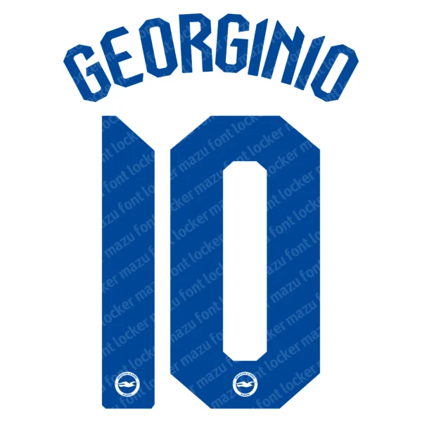 Brighton and Hove Albion 2026-2027 Font Vector – Stunning Seagulls Masterpiece