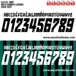 Celtic UEL 2026-2027 Font Vector – Stunning Bhoys Masterpiece