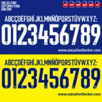 Chelsea 2018-2019 Font Vector – Legendary Blues Masterpiece