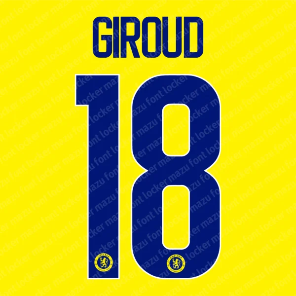 Chelsea 2018-2019 Font Vector – Legendary Blues Masterpiece
