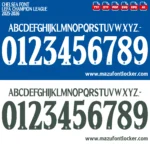 Chelsea 2025-2026 Font Vector – Stunning Blues Masterpiece