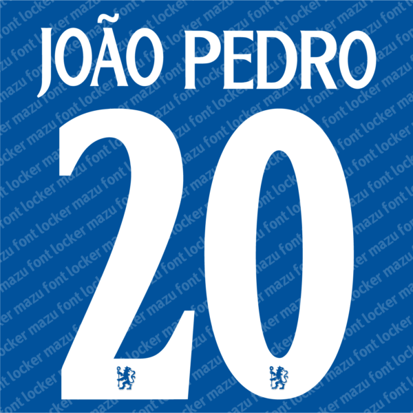 Chelsea 2025-2026 Font Vector – Stunning Blues Masterpiece