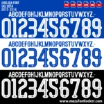 Chelsea UCL 2015-2017 Font Vector – Legendary Blues Masterpiece